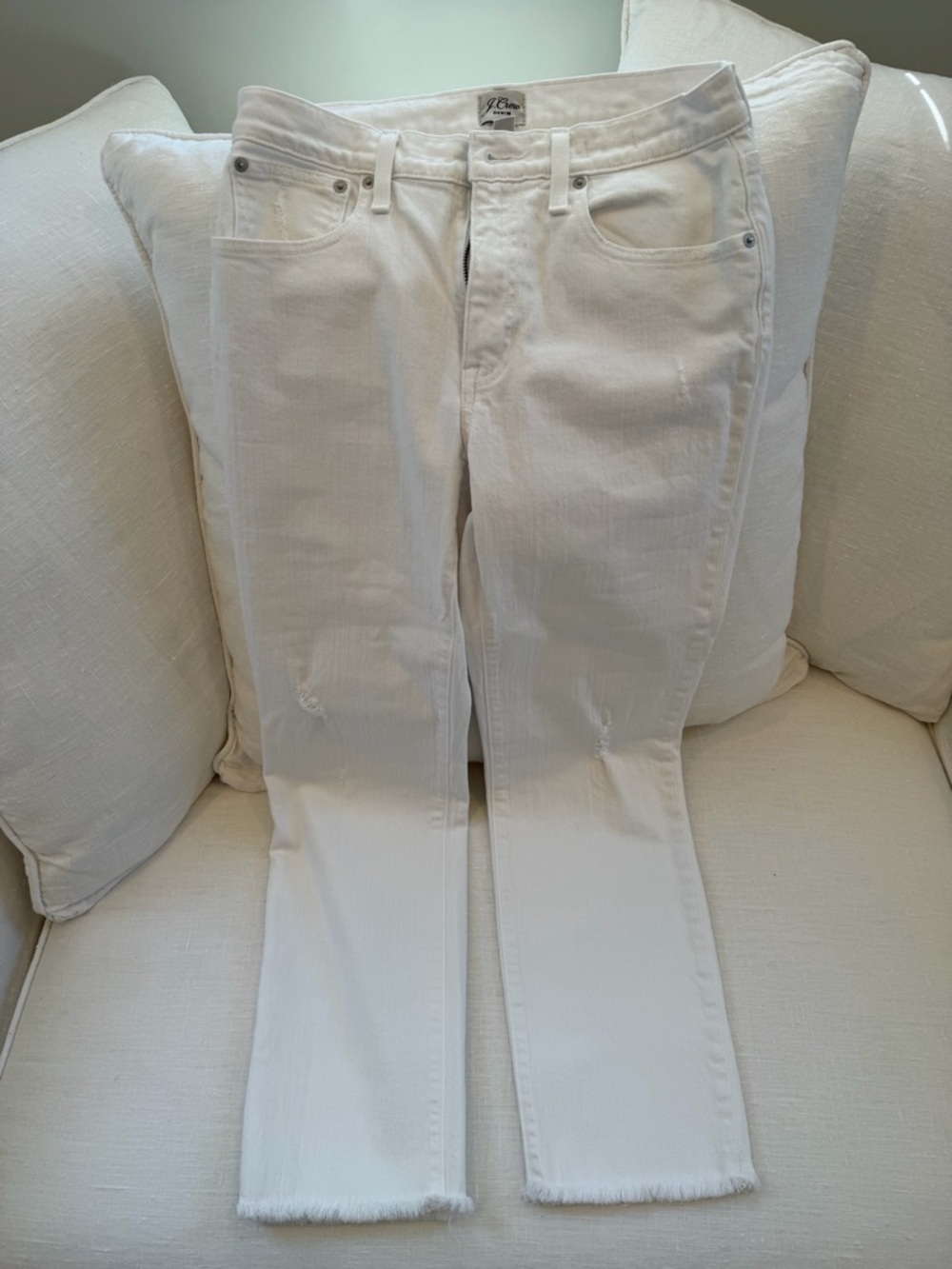 J. Crew White Women's Flare Jeans